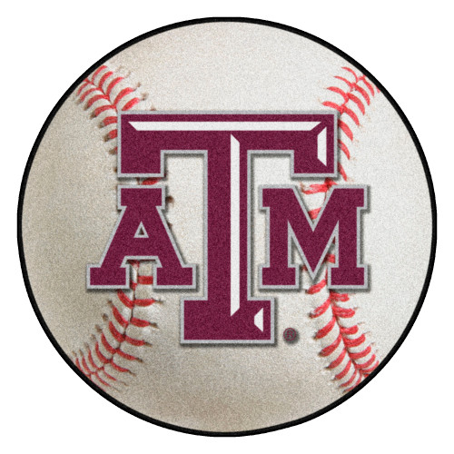 Texas A&M University Baseball Mat 27" diameter