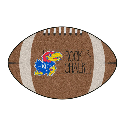 University of Kansas Southern Style Football Mat 20.5"x32.5"