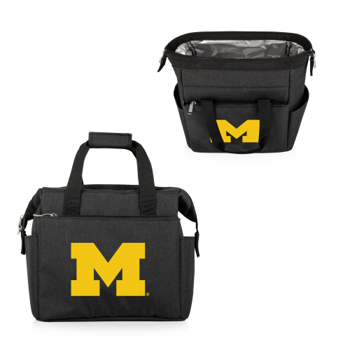 Michigan Wolverines On The Go Lunch Bag Cooler, (Black)