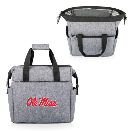 Ole Miss Rebels On The Go Lunch Bag Cooler, (Heathered Gray)