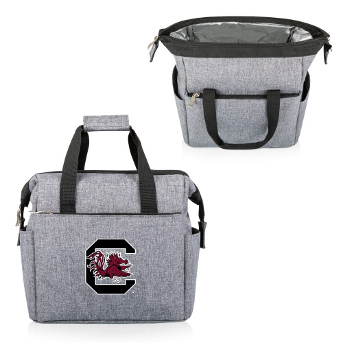 South Carolina Gamecocks On The Go Lunch Bag Cooler, (Heathered Gray)