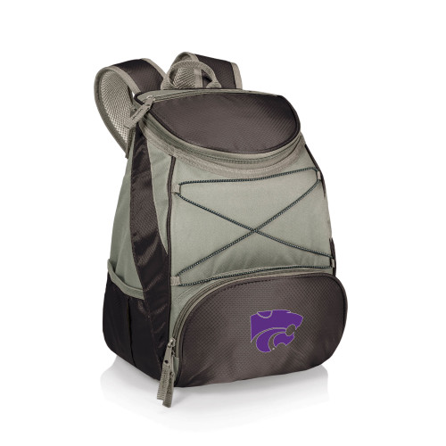 Kansas State Wildcats PTX Backpack Cooler, (Black with Gray Accents)