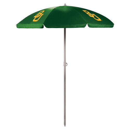 Baylor Bears 5.5 Ft. Portable Beach Umbrella, (Hunter Green)