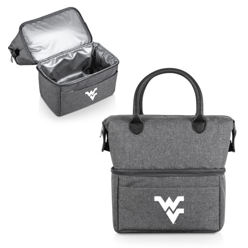 West Virginia Mountaineers Urban Lunch Bag Cooler, (Gray with Black Accents)