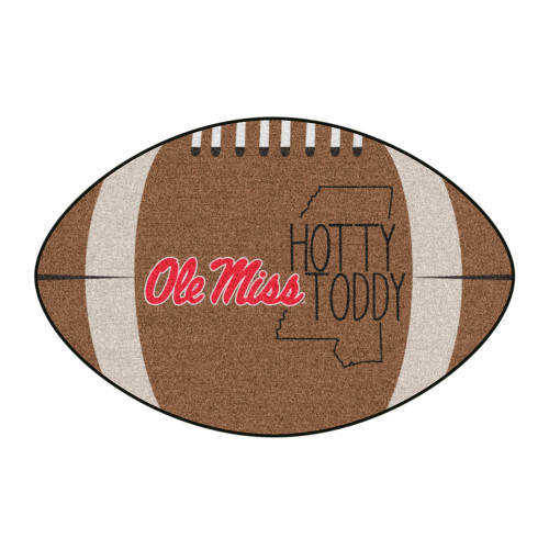 University of Mississippi (Ole Miss) Southern Style Football Mat 20.5"x32.5"