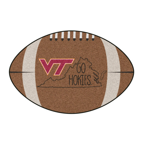 Virginia Tech Southern Style Football Mat 20.5"x32.5"