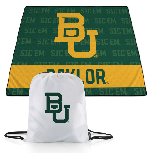 Baylor Bears Impresa Picnic Blanket, (Green & Gold)