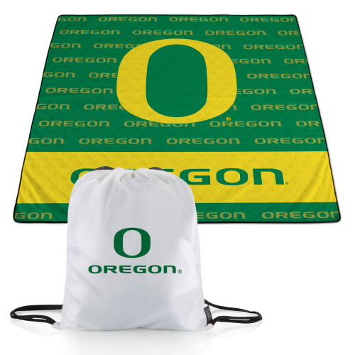 Oregon Ducks Impresa Picnic Blanket, (Green & Yellow)