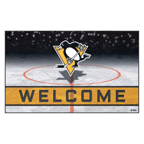 NHL - Pittsburgh Penguins Crumb Rubber Door Mat 18"x30"