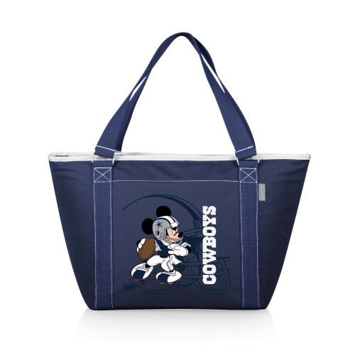 Dallas Cowboys Mickey Mouse Topanga Cooler Tote Bag, (Navy Blue)