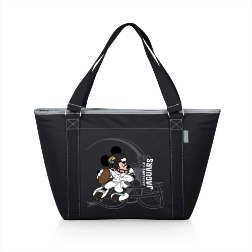 Jacksonville Jaguars Mickey Mouse Topanga Cooler Tote Bag, (Black)