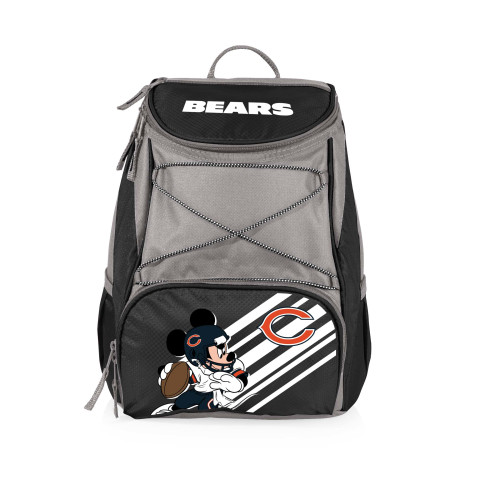 Chicago Bears Mickey Mouse PTX Backpack Cooler, (Black with Gray Accents)