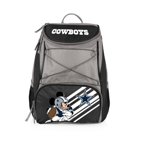 Dallas Cowboys Mickey Mouse PTX Backpack Cooler, (Black with Gray Accents)