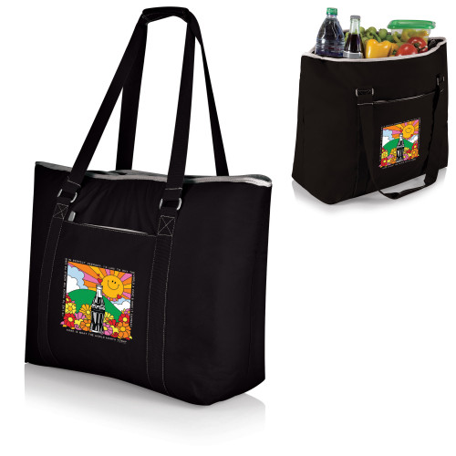 Coca-Cola Unity Bottle Floral Tahoe XL Cooler Tote Bag, (Black)