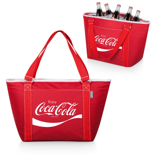 Coca-Cola Enjoy Coke Topanga Cooler Tote Bag, (Red)
