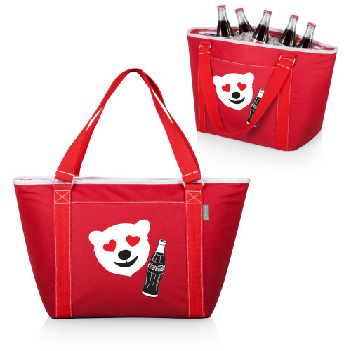 Coca-Cola Emoji Topanga Cooler Tote Bag, (Red)