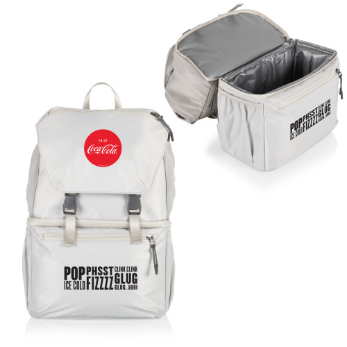 Coca-Cola Tarana Backpack Cooler, (Halo Gray)