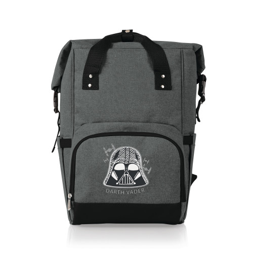 Star Wars Darth Vader On The Go RollTop Backpack Cooler, (Heathered Gray)