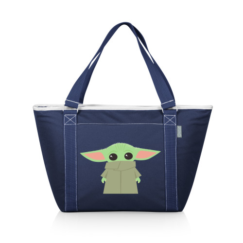 Mandalorian The Child Topanga Cooler Tote Bag, (Navy Blue)