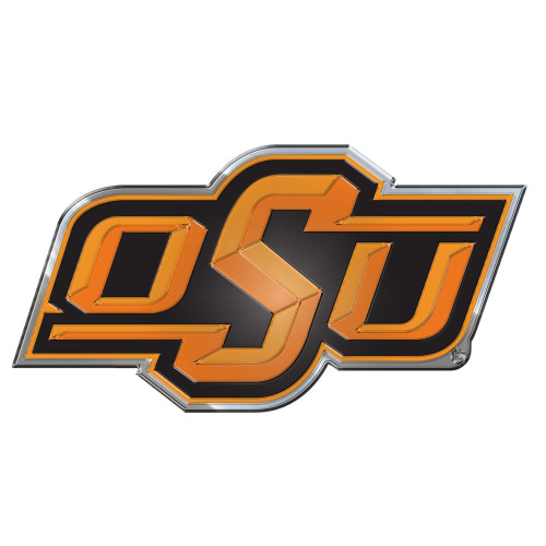 Oklahoma State University - Oklahoma State Cowboys Embossed Color Emblem OSU Primary Logo Orange & Black