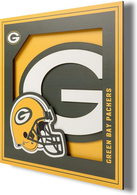 Green Bay Packers NFL 12x12 Logo Series Wall Art