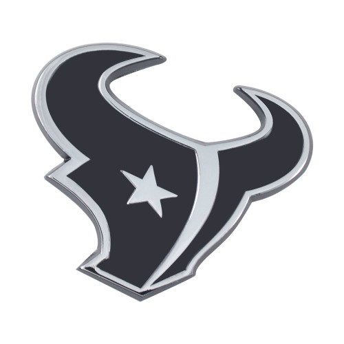 Houston Texans Chrome Emblem  Texans Primary Logo Chrome