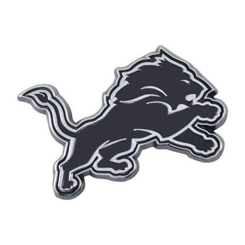 Detroit Lions Chrome Emblem  "Lion" Logo Chrome