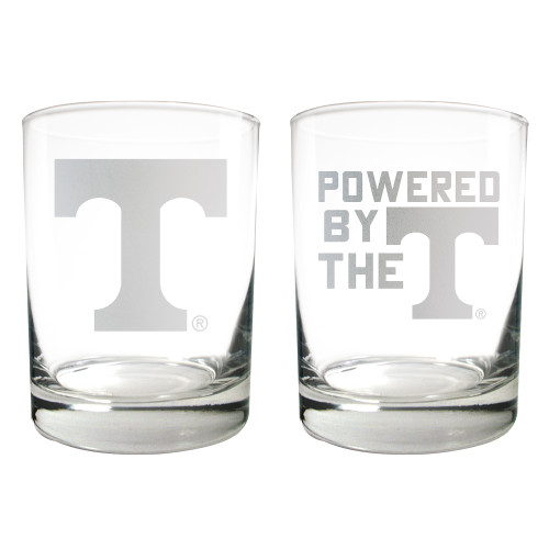 NCAA Tennessee Volunteers 2pc Rocks Glass Set