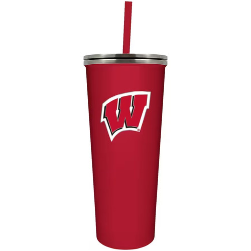 NCAA Wisconsin Badgers 24oz New Skinny Tumbler