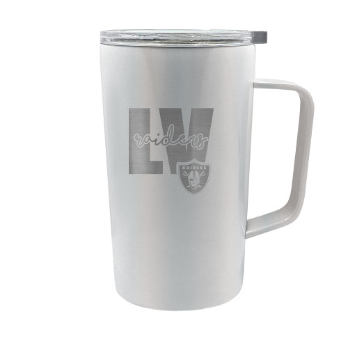 NFL Las Vegas Raiders  18oz Hustle Travel Mug