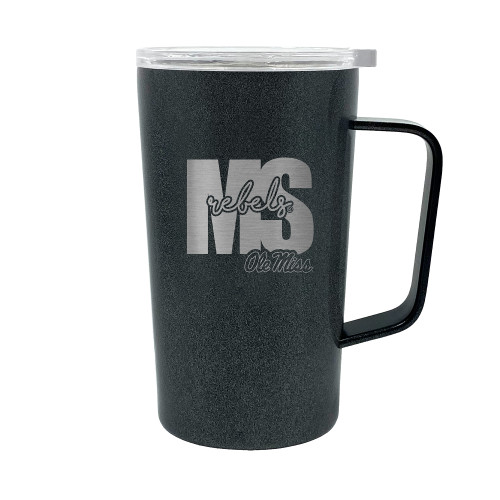 NCAA Ole Miss Rebels 18oz Onyx Hustle Travel Mug