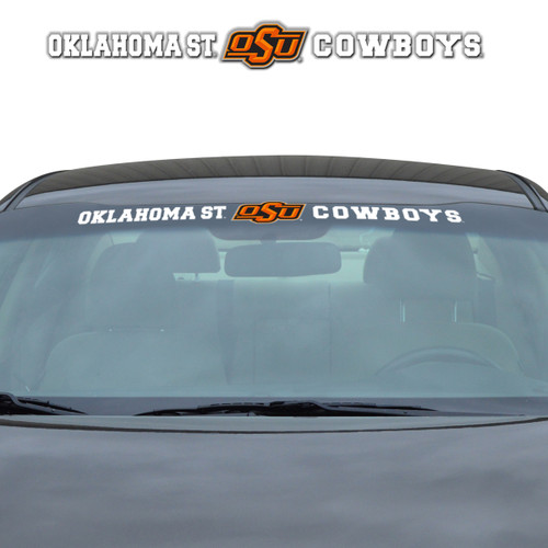 Oklahoma State Cowboys Windshield Decal Primary Logo and Team Wordmark