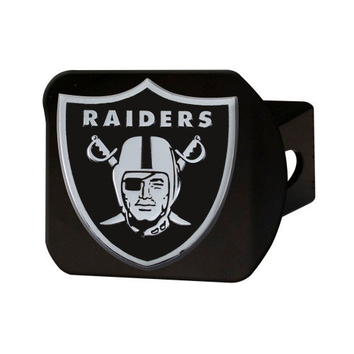Las Vegas Raiders Hitch Cover - Black Raider Shield Primary Logo Black