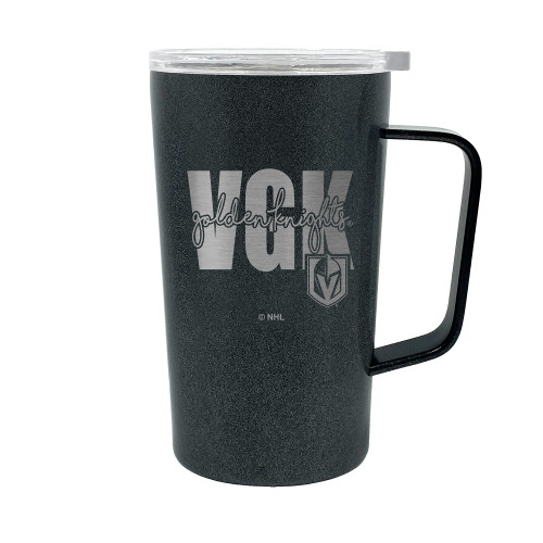 NHL Vegas Golden Knights 18oz Onyx Hustle Travel Mug