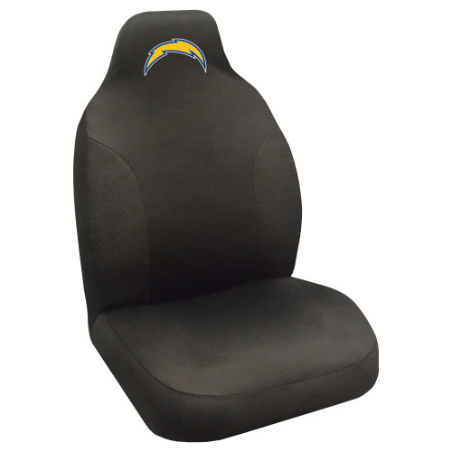 Los Angeles Chargers Seat Cover  Bolt Primary Logo Black