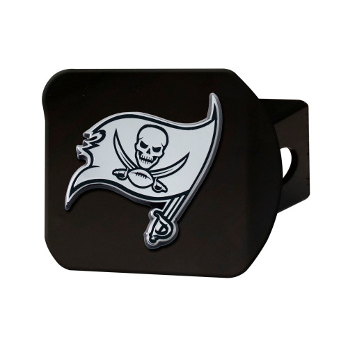 Tampa Bay Buccaneers Hitch Cover - Black Pirate Flag Primary Logo Black