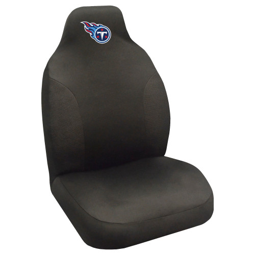 Tennessee Titans Seat Cover  Flaming T Primary Logo Black