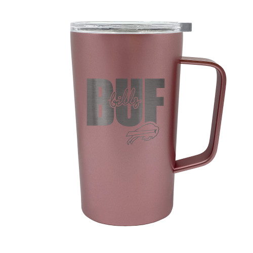 NFL Buffalo Bills 18oz Rose Gold Hustle Travel Mug