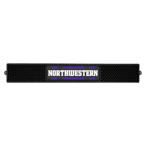 Northwestern University Drink Mat 3.25"x24"