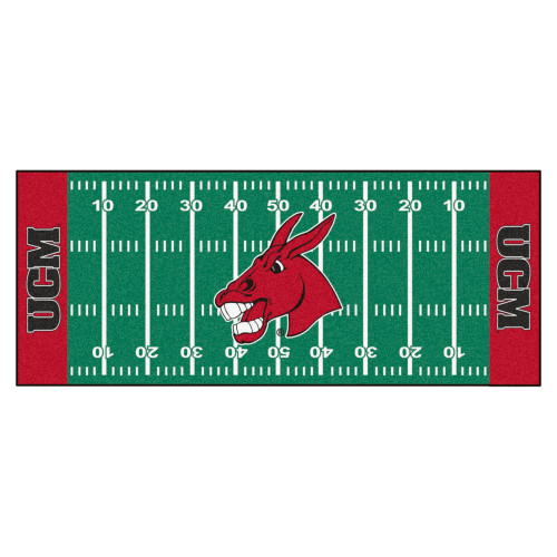 University of Central Missouri Football Field Runner 30"x72"