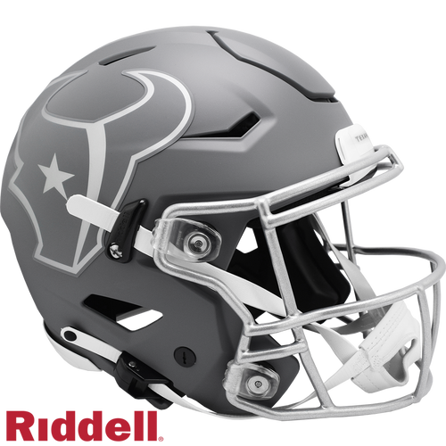 Houston Texans Helmet Riddell Authentic Full Size SpeedFlex Style Slate Alternate