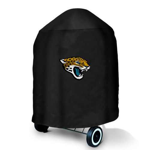 Jacksonville Jaguars Primary Logo Heavy-Duty Grill Cover Kettle Style