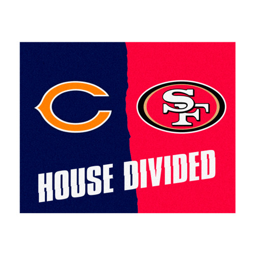 House Divided - Bears / 49ers House Divided Mat House Divided Multi