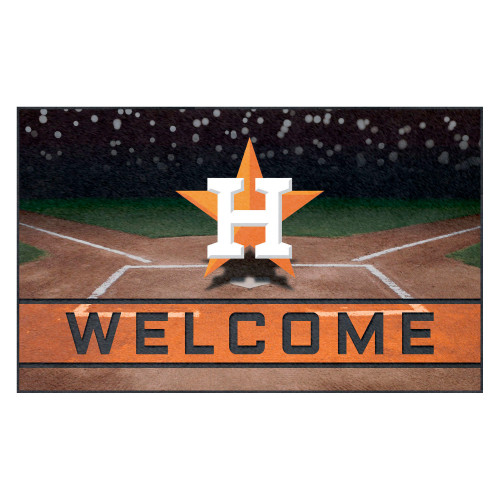 MLB - Houston Astros Crumb Rubber Door Mat 18"x30"