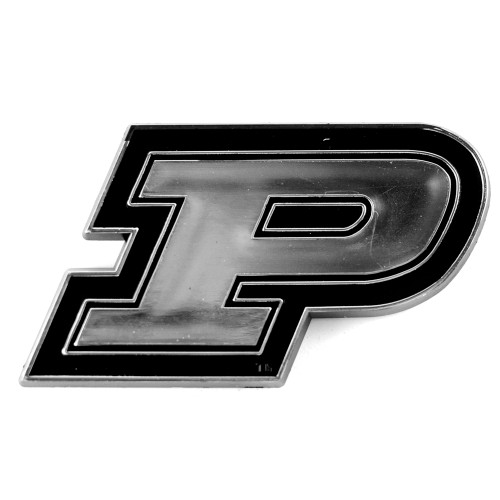 Purdue University - Purdue Boilermakers Molded Chrome Emblem P Primary Logo Chrome