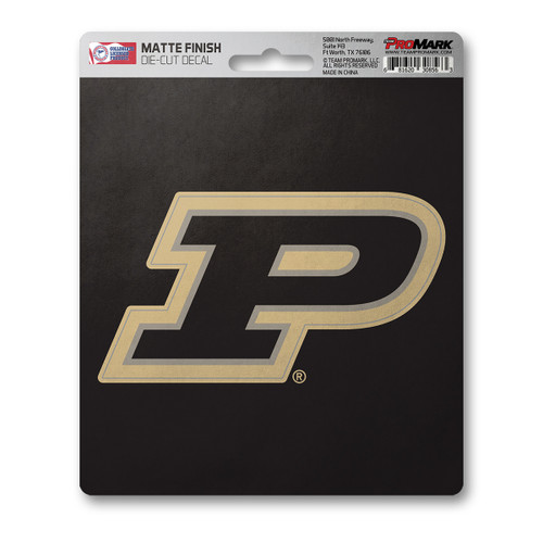 Purdue Boilermakers Matte Decal "P" Logo