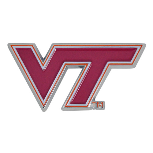 Virginia Tech Color Emblem  1.5"x3.2"