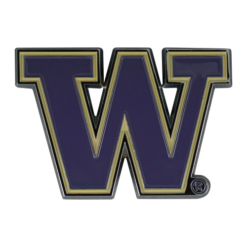 University of Washington Color Emblem  3.1"x2.2"