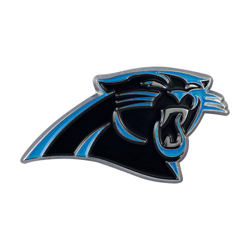 Carolina Panthers Color Emblem Panther Primary Logo Blue