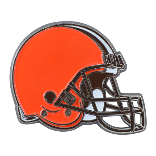 Cleveland Browns Color Emblem Helmet Primary Logo Orange
